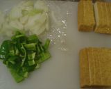 厚揚げとひき肉のみそ炒め作り方2写真