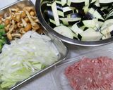 山葵香る茄子と長ネギのジャポネーゼパスタ作り方1写真