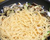 山葵香る茄子と長ネギのジャポネーゼパスタ作り方6写真
