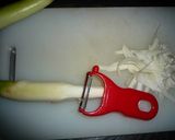 マコモタケのきんぴら　京都カフェ作り方4写真