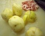 ほこほこ♪「豚バラ肉とじゃがいもの煮物」作り方1写真