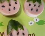 ピンクのいちごさん☆かわいいお弁当に☆作り方3写真