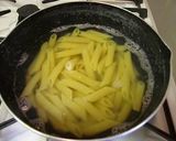 チーズとベーコンのお手軽ペンネ作り方1写真