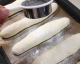 ミルククリーム入りスティック白パン❤作り方9写真