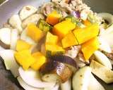 茄子とかぼちゃのケチャップ炒め作り方6写真