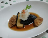 なすと唐揚げの揚げびたし☆めんつゆみぞれ作り方3写真