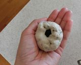 黒ごま生地の香ばしあんぱん作り方5写真