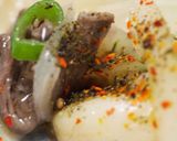 塩麹で～鶏ハツと玉ねぎのバターホイル焼き作り方5写真