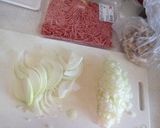 煮込みハンバーグ♡トマトソース作り方1写真