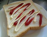 生ハムチーズのせトースト作り方1写真