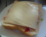 生ハムチーズのせトースト作り方3写真