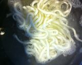 冷凍麺で作る炒めない焼うどん作り方1写真