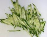 くらげきゅうりそうめん作り方3写真