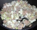 なすと豚ひき肉の味噌炒め作り方2写真