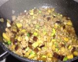 なすと豚ひき肉の味噌炒め作り方4写真