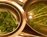 生鮭の照り焼きー大根菜（八方だし）添え作り方4写真