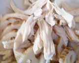 れんこんと鶏むね肉のポン酢和え作り方2写真