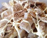 れんこんと鶏むね肉のポン酢和え作り方3写真
