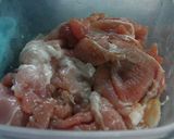 秋の収穫ゴボウと豚コマでキンピラ炒め煮。作り方1写真