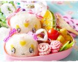 プリキュアキャンディ☆ラップ付きおにぎり作り方11写真