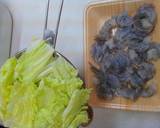 簡単あっさり✩海老と白菜のかぼす炒め✩作り方1写真
