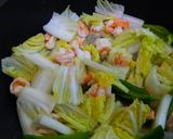 簡単あっさり✩海老と白菜のかぼす炒め✩作り方2写真