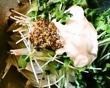 梨と貝割れ大根のサラダ作り方4写真