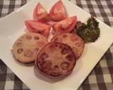 れんこんのひき肉はさみ焼き作り方8写真
