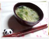 青梗菜と玉ねぎのゴマ香る♡お味噌汁作り方3写真