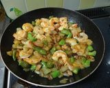 エビ＆野菜のバター・カレースパイス炒め作り方5写真