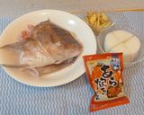 パパはあら炊きたれで鯛のあら炊き作り方1写真