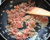チェダーチーズと挽肉のスパイシーおつまみ作り方4写真