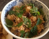 秋鮭と茸の炊き込みご飯☆梅風味作り方5写真