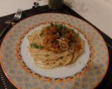 簡単さんまのトマトパスタ★水煮缶使用作り方8写真