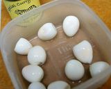 うずら卵カレー風味作り方1写真