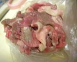 大根と牛肉の味噌煮作り方1写真