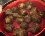秋の一皿♪オモニの里芋胡麻ナムル作り方2写真
