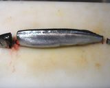 秋刀魚の薩摩揚げと明太チーズ餅巾着おでん作り方3写真
