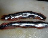 秋刀魚の薩摩揚げと明太チーズ餅巾着おでん作り方4写真