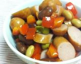 ウインナーとお豆のころころサラダ☆作り方3写真