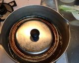 白豚菜の梅あんかけ ナスの煮浸し添え作り方5写真