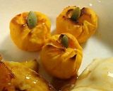 カリホク触感☆カボチャ餡の茶巾焼き♪作り方3写真