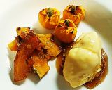 カリホク触感☆カボチャ餡の茶巾焼き♪作り方5写真