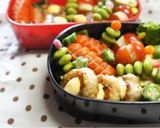 ○鶏肉と豆腐のふあふあ照りマヨ焼き○作り方11写真