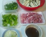 ナスと豚肉の味噌炒め作り方1写真