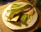 恵方巻にもね！トルティーヤロールサンド　作り方5写真