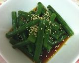 弁当にも☆三度豆(インゲンマメ)胡麻和え作り方3写真