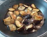 フライパン1つで即行１品！茄子の煮浸し作り方3写真