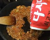 本場の味☆キムチとひき肉の炒めもの作り方7写真