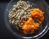 食物繊維豊富✧　ごぼうと人参のマフィン♪作り方1写真